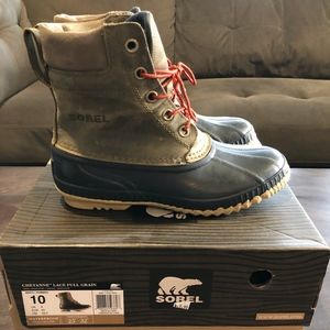 Sorel Cheyanne Lace Full Grain Waterproof Boots 10